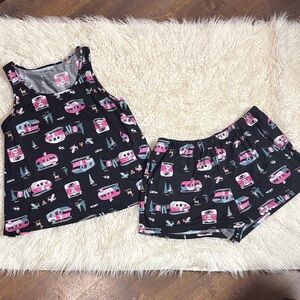 Pink Trailer Pajama Set